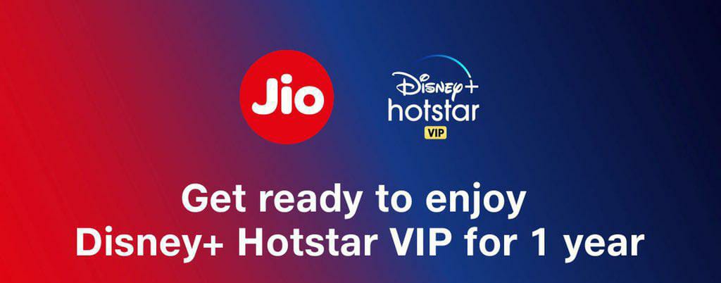 Reliance Jio is bundling free Disney+ Hotstar VIP subscription to its prepaid customers